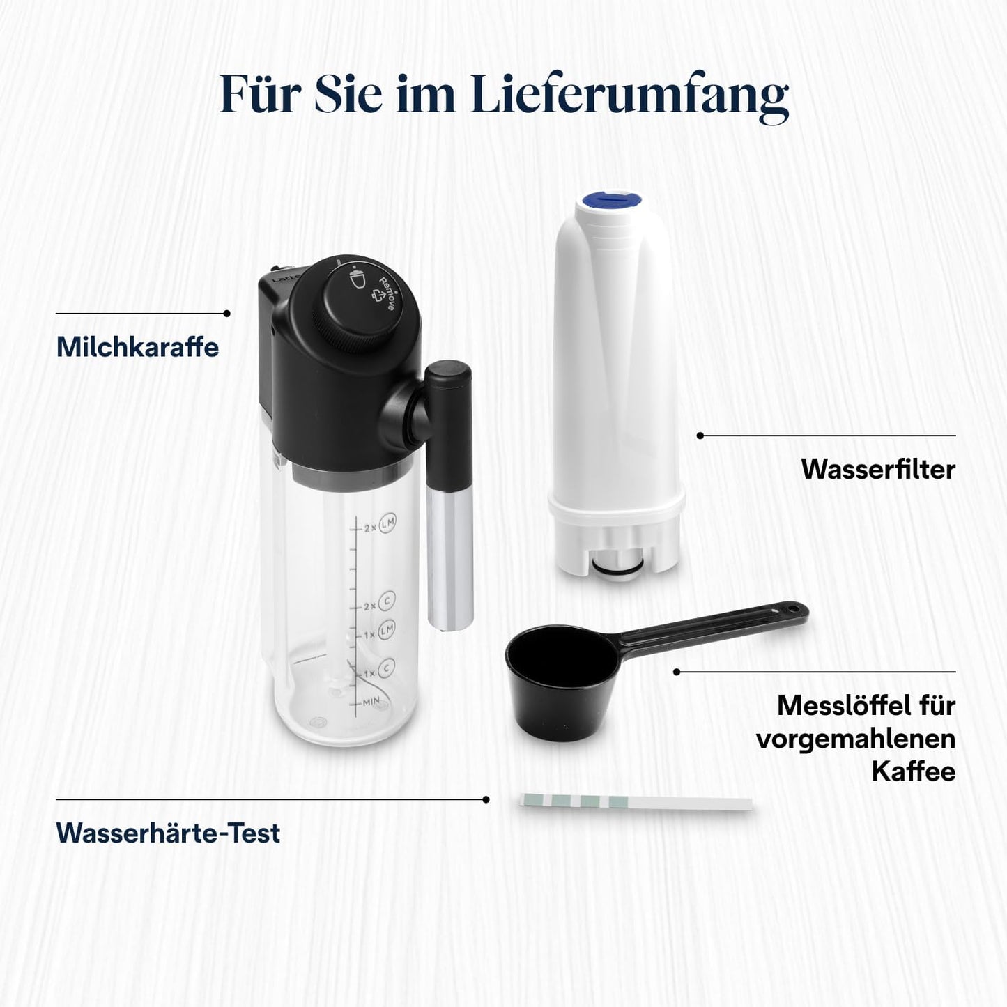 De’Longhi Magnifica Start - Perfetto Kaffeevollautomat mit LatteCrema-Milchaufschäumer, 4 One-Touch-Getränke, Cappuccino Kaffeemaschine, Soft-Touch-Bedienfeld, Schwarz-Grau (ECAM222.60.BG)