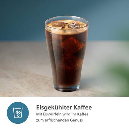 Weiß-Schwarz Kaffeevollautomat EP3343/50 3300 Series , 6 Getränke heiß oder eisgekühlt LatteGo-Milchsystem, SilentBrew Technologie